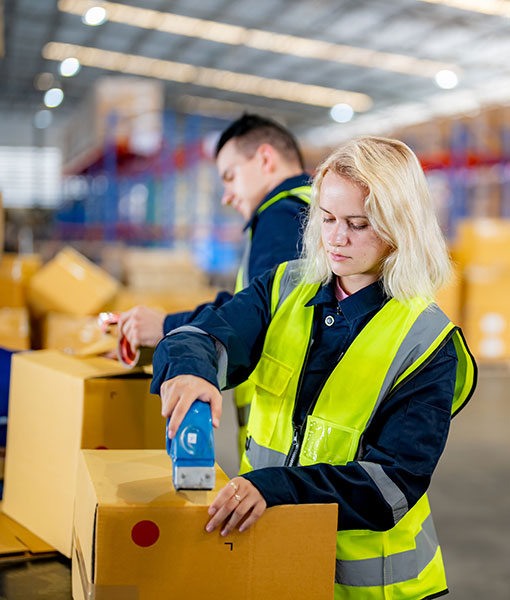 shipping label